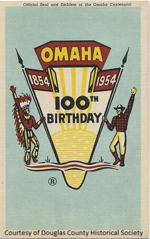 Omaha Centennial Celebration postcard